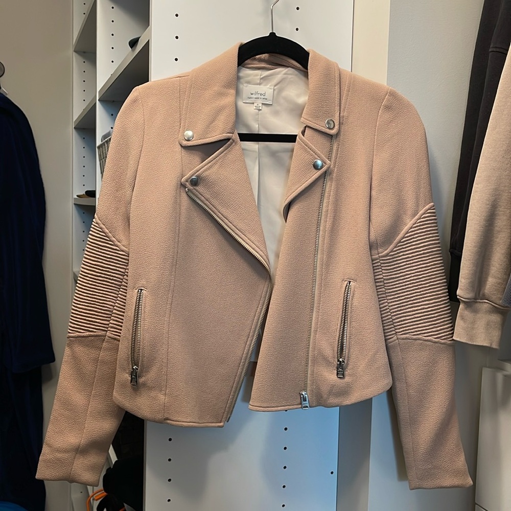 Aritzia Wilfred Moto Jacket